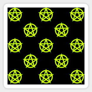 Pentacle Pentagram Pattern Sticker